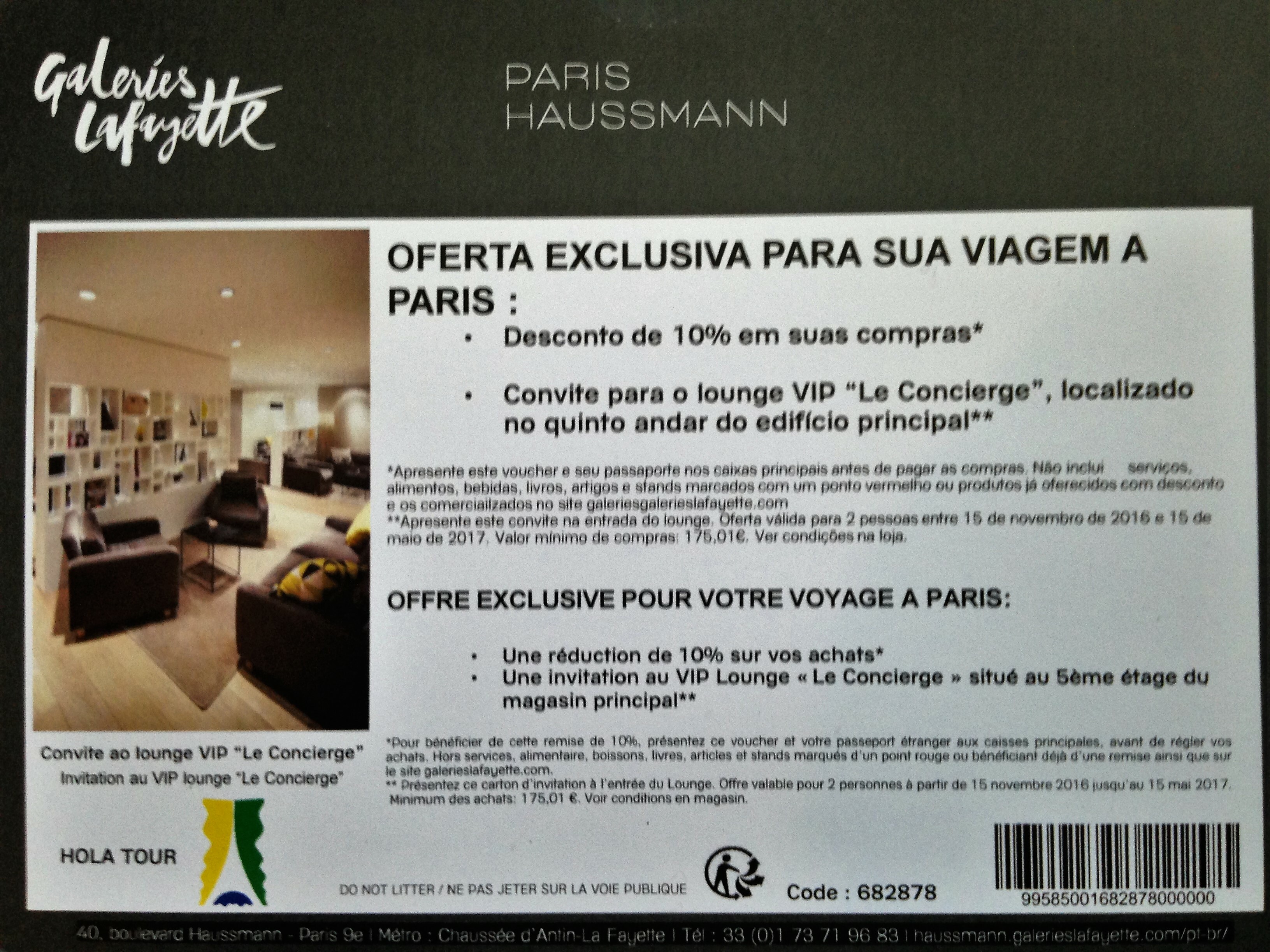 Compras Paris Galeries Lafayette
