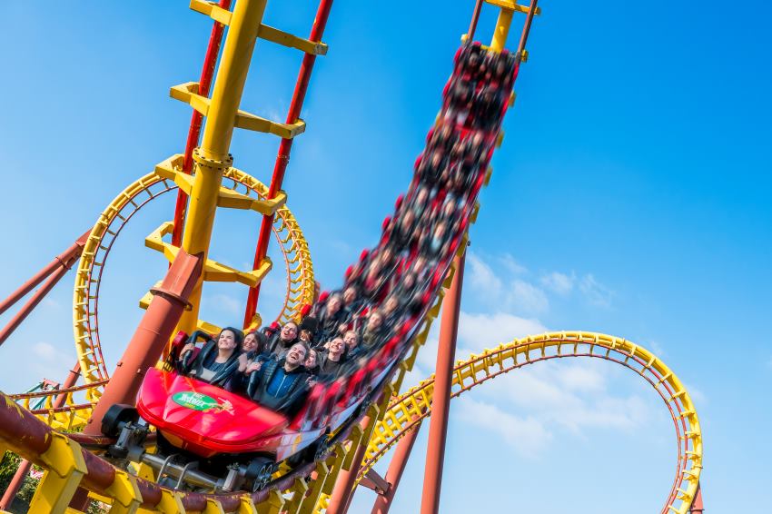 Parque Asterix Montanha Russa Goudurix