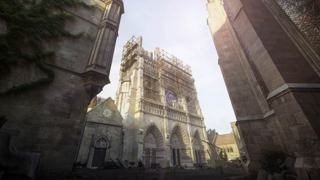 Construçao Notre Dame Origens de Paris, realidade virtual àas margens do Rio Sena