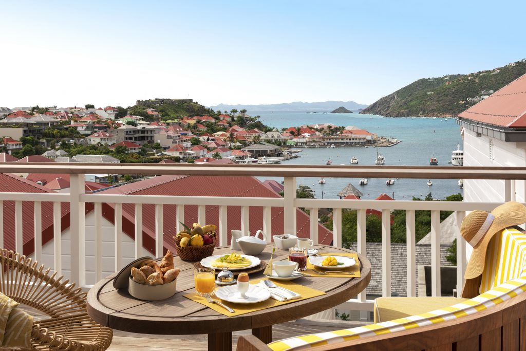 Novos hotéis de 2020: café da manhã com vista para o Caribe no Le Carl Gustaf